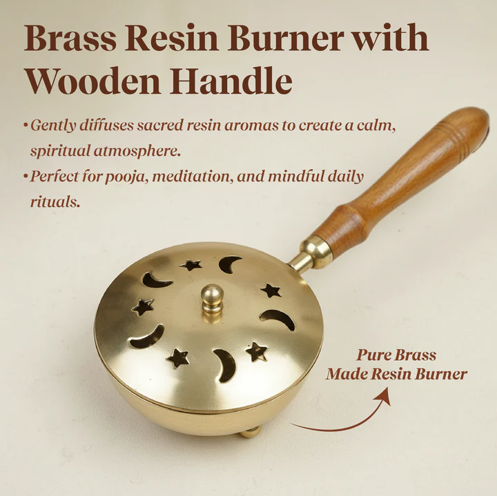 Pujashree Resin Burner Set – Healing Aroma for Purity & Positivity - Image 8