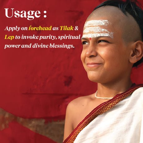 Pujashree Vibhuti 50 g (Sacred Ash/Bhasm) - for Pooja, Forehead & Spiritual Protection - Image 3