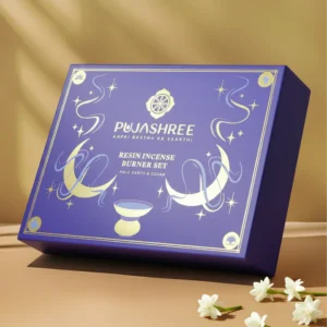 Pujashree Resin Burner Set – Healing Aroma for Purity & Positivity