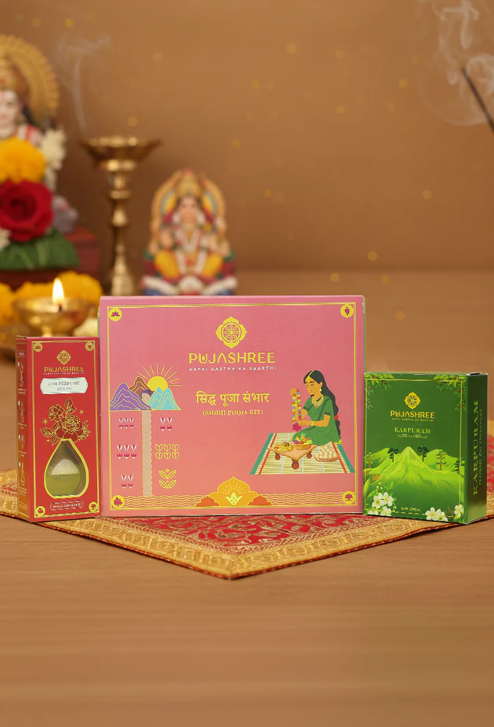Pujashree Siddh Pooja Combo – Complete Pooja Samagri Set for Sacred Rituals