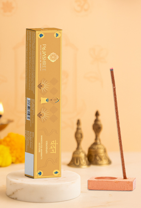 Chandan Bambooless Agarbatti - Sacred Sandalwood Aroma for Divine Connection & Inner Peace - Image 7