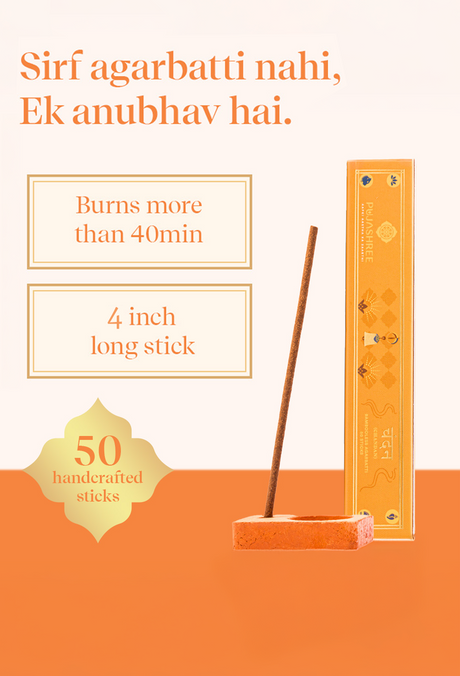 Chandan Bambooless Agarbatti - Sacred Sandalwood Aroma for Divine Connection & Inner Peace - Image 9