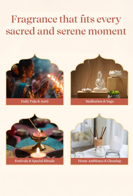 Chandan Bambooless Agarbatti - Sacred Sandalwood Aroma for Divine Connection & Inner Peace - Image 3