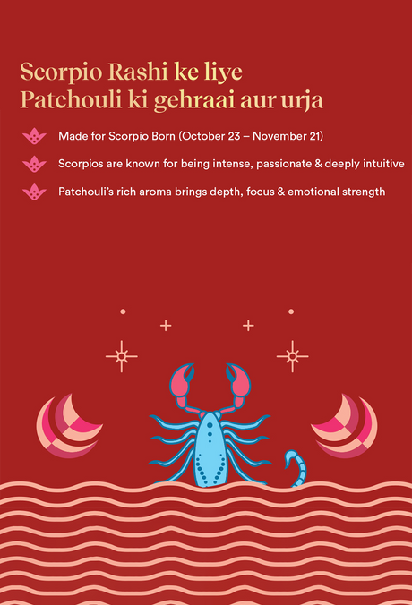 Scorpio Zodiac Dhoop Cones 50 pcs -Patchouli - Image 8