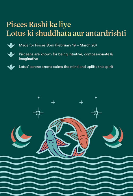 Pisces Zodiac Dhoop Cones 50 pcs - Lotus - Image 7