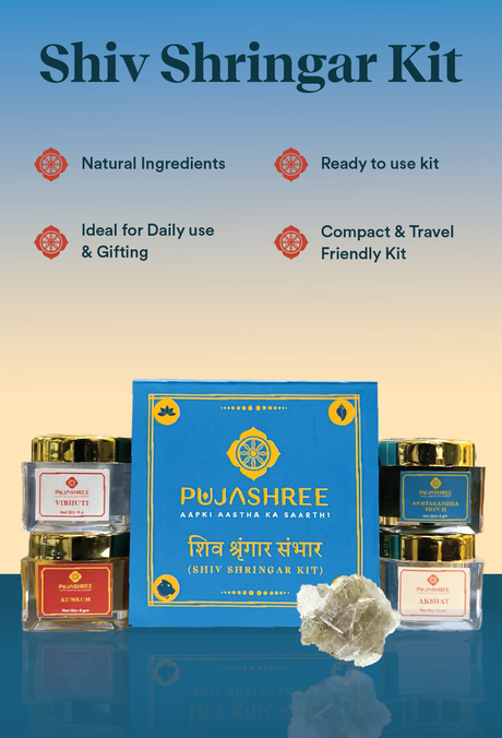 Shiv Shringar Pooja Kit - With Sacred Vibhuti, Premium Ashtagandha & Pure Kumkum - Image 5