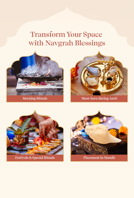 Mangal Shankh 1 Pc | Navagraha Shankh | Helps Invoke Planetary Blessings | Attracts Courage & Confidence - Image 5