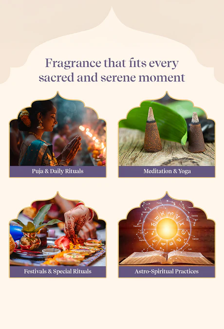 Aries Zodiac Dhoop Cones 50 pcs - Sandalwood - Image 11