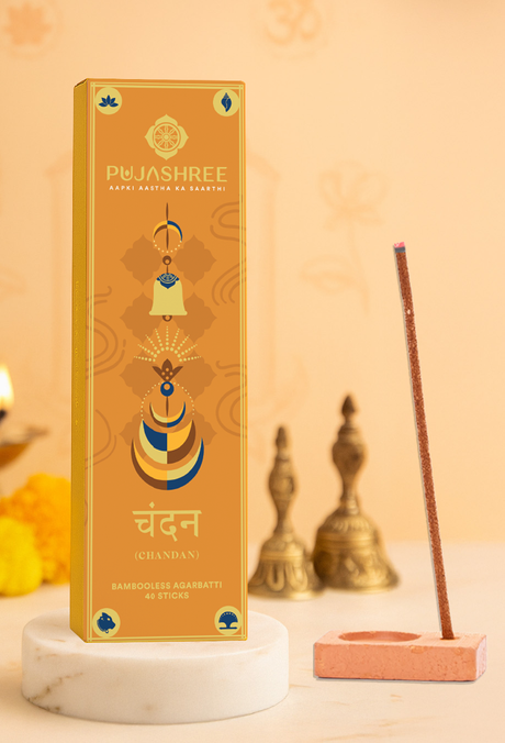 Chandan Bambooless Agarbatti - Sacred Sandalwood Aroma for Divine Connection & Inner Peace - Image 5