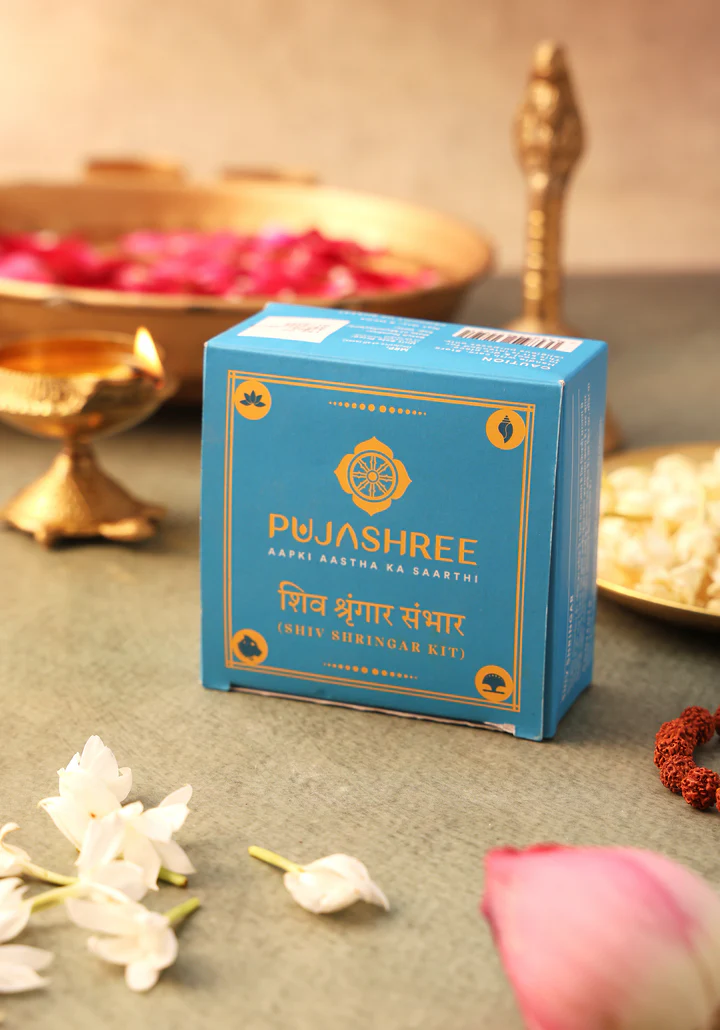 Shiv Shringar Pooja Kit - With Sacred Vibhuti, Premium Ashtagandha & Pure Kumkum