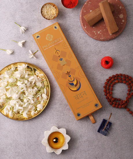 Chandan Bambooless Agarbatti - Sacred Sandalwood Aroma for Divine Connection & Inner Peace - Image 2