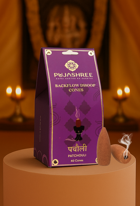 Patchouli Back Flow Dhoop Cones 40 pcs - Image 5