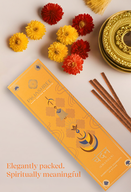 Chandan Bambooless Agarbatti - Sacred Sandalwood Aroma for Divine Connection & Inner Peace - Image 11