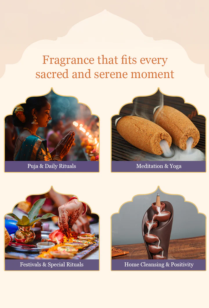 Mishti Padma Back Flow Dhoop Cones 40 pcs - Image 6