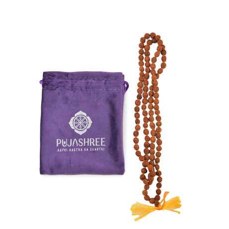 Panchmukhi Rudraksha Mala - Small (8 MM) - Image 4