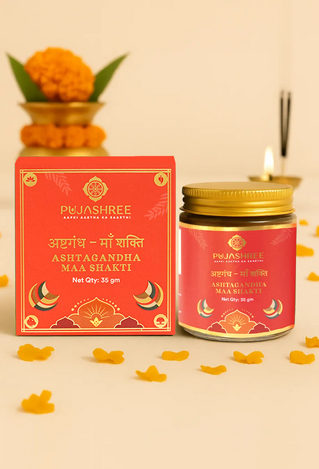 Pujashree Ashtagandha Maa Shakti – Sacred Fragrance of Strength, Grace & Divine Protection