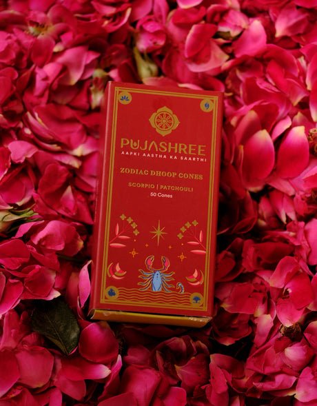 Scorpio Zodiac Dhoop Cones 50 pcs -Patchouli - Image 10