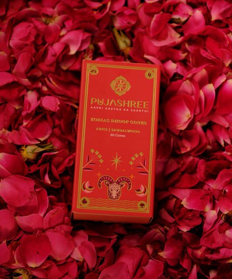 Aries Zodiac Dhoop Cones 50 pcs - Sandalwood - Image 12