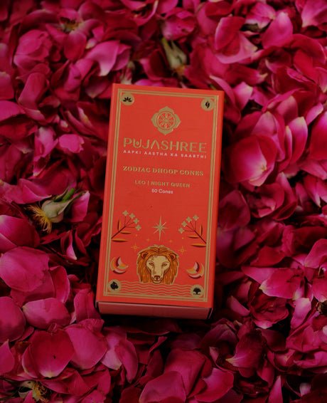 Leo Zodiac Dhoop Cones 50 pcs - Night Queen - Image 11