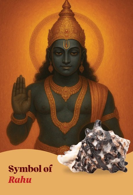 Rahu Shankh 1 Pc | Navagraha Shankh | Attracts Wisdom & Self-Realization | Heals Doshas - Image 4