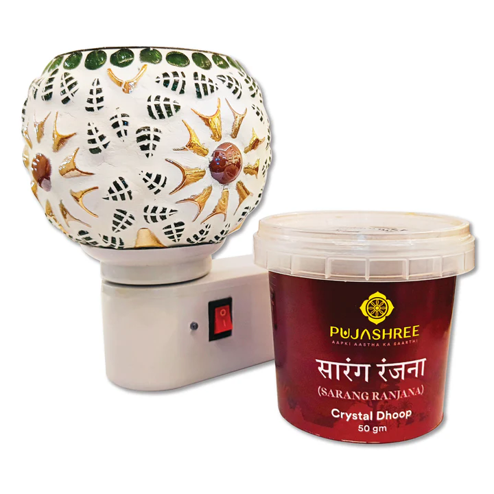 Ceramic Electric Burner with Sarang Ranjana