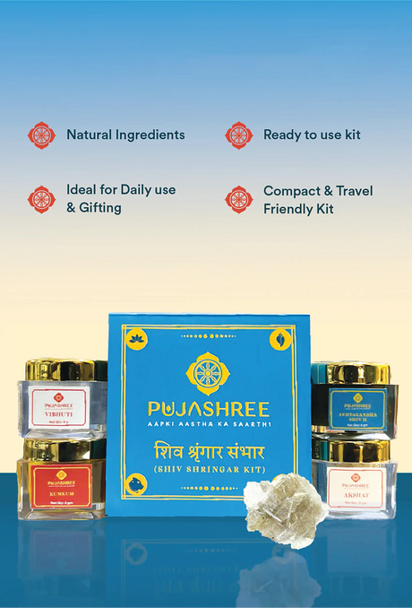 Divya Rudra Combo - Shivling Rudraksha & Shiv Shringar Kit - Image 3