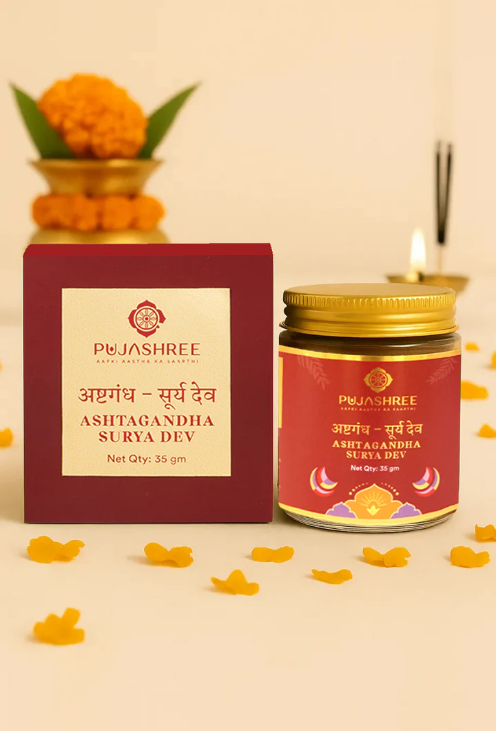 Pujashree Ashtagandha Surya Dev – Sacred Scent of Energy, Vitality & Divine Radiance