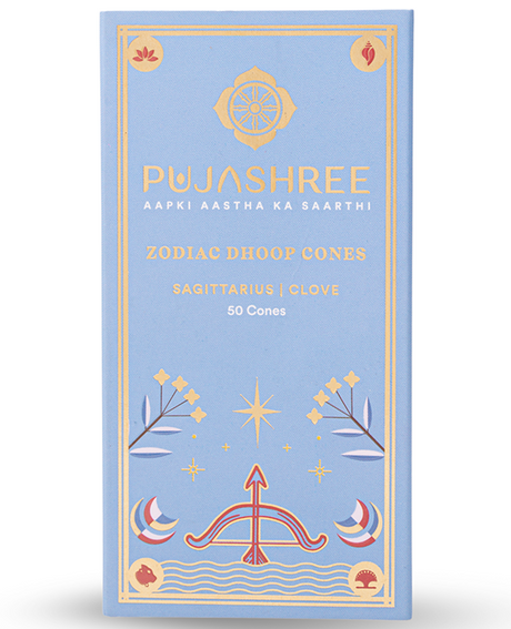 Sagittarius Zodiac Dhoop Cones 50 pcs - Clove - Image 9